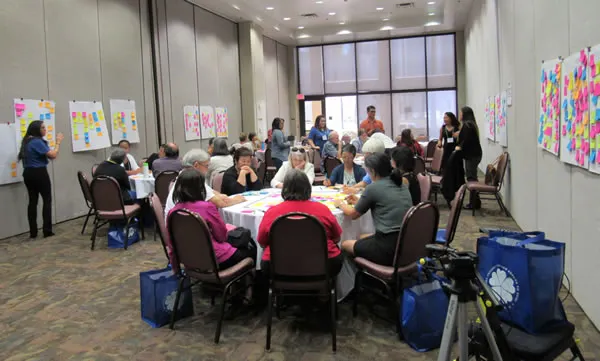 attendees were challenged to tackle key issues affecting the quality of life of older adults and to develop prototypes of their ideas. 
